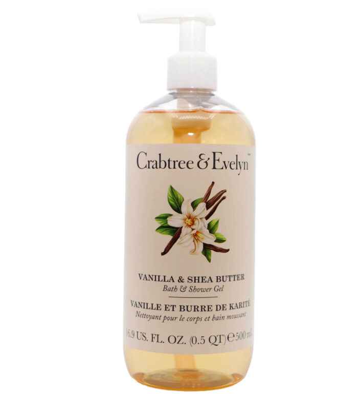 Crabtree & Evelyn Vanilla & Shea Butter Bath & Shower Gel 500ml